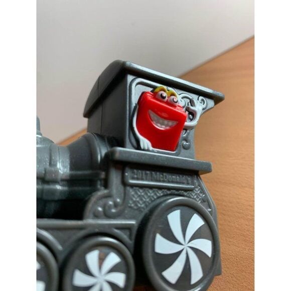 2017 McDonald's Holiday Train Express Locomotive Engine #1 Happy Meal Toy Loose - Picture 7 of 9